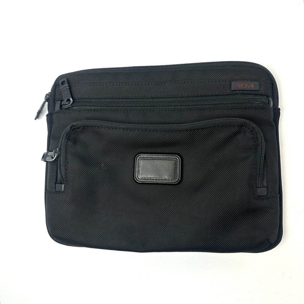 Tumi Slim Tablet Cover case / Nylon Black. See Pictures For Measurement.